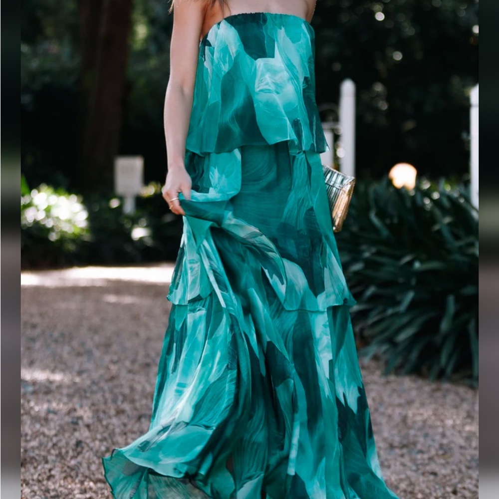 Petal + Pup Bloom Strapless Maxi Dress